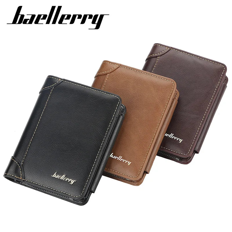 Portefeuille homme simili cuir à fermoir