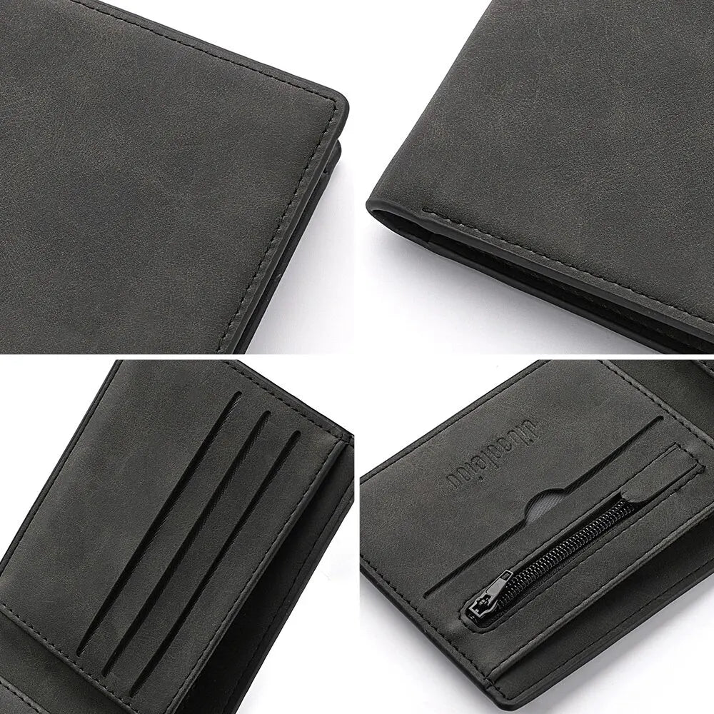 Portefeuille homme zippé