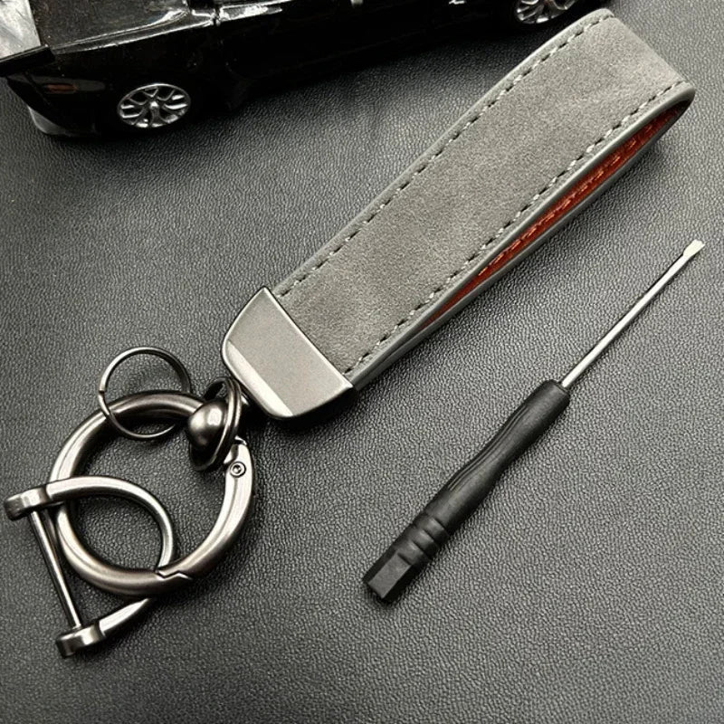 Porte-clés cuir personnalisé
