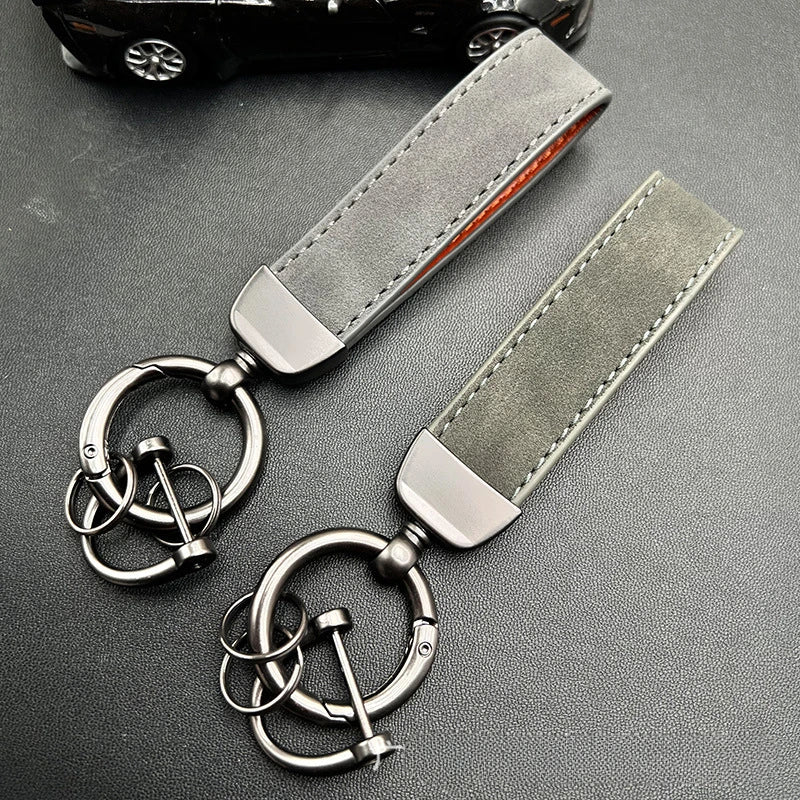 Porte-clés cuir personnalisé