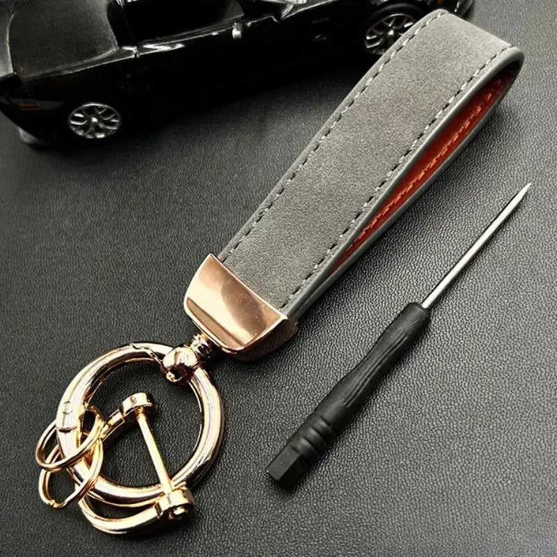 Porte-clés cuir personnalisé