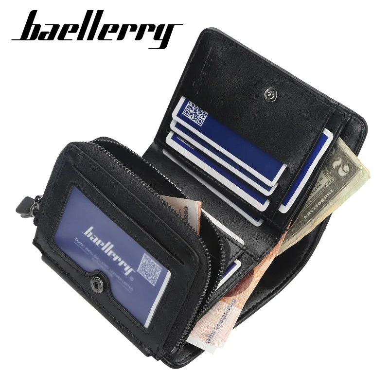 Portefeuille homme simili cuir à fermoir