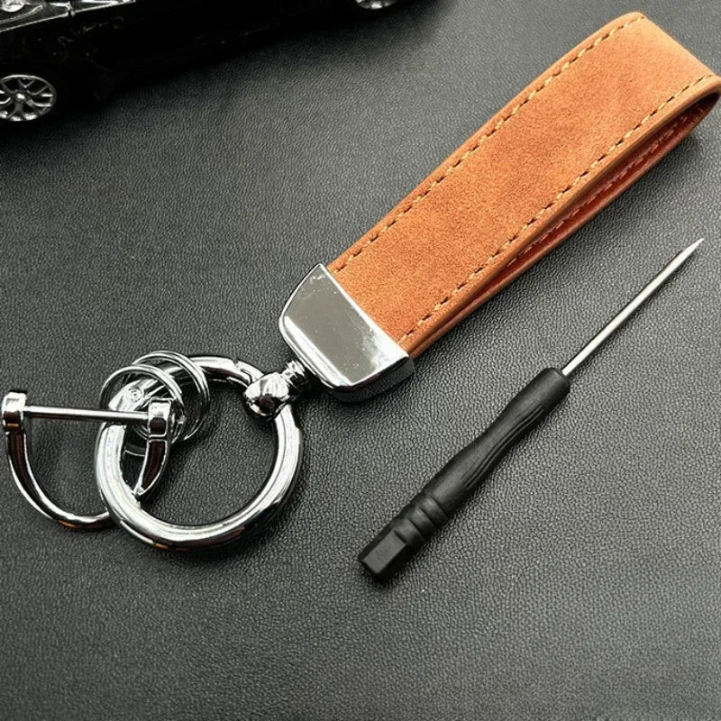 Porte-clés cuir personnalisé