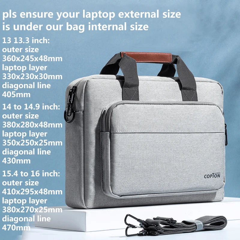 Sacoche ordinateur portable grise