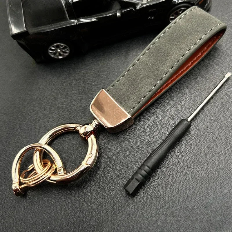 Porte-clés cuir personnalisé