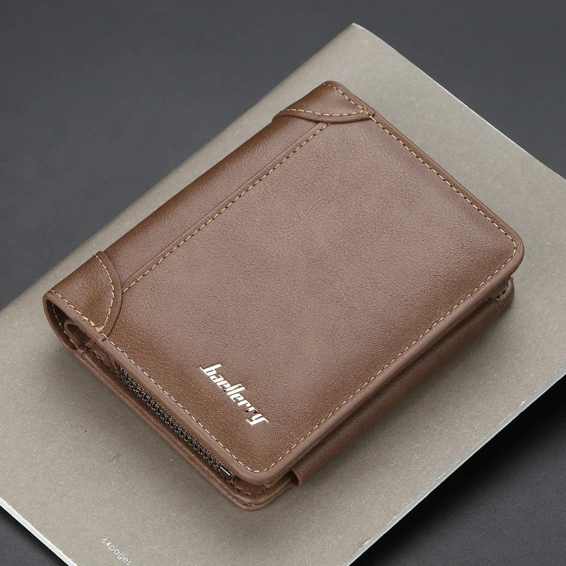 Portefeuille homme simili cuir à fermoir