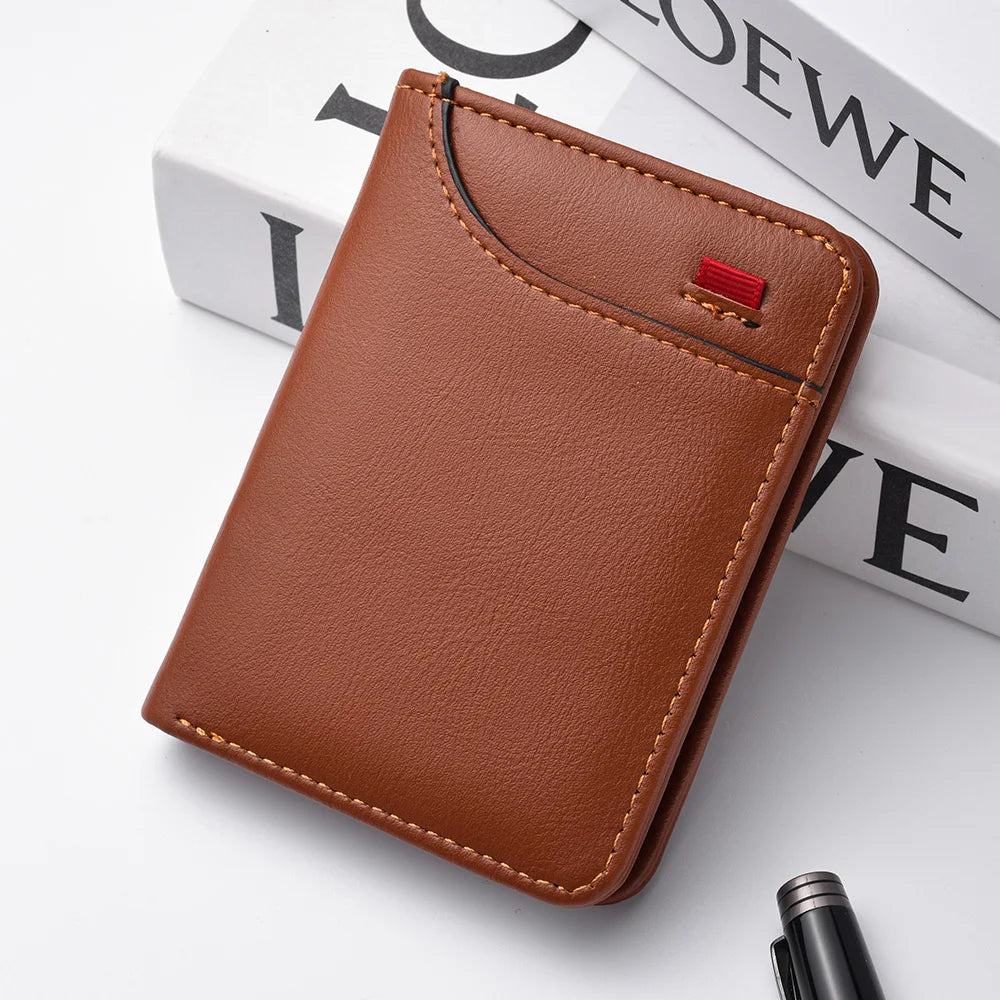 Porte-cartes slim simili cuir