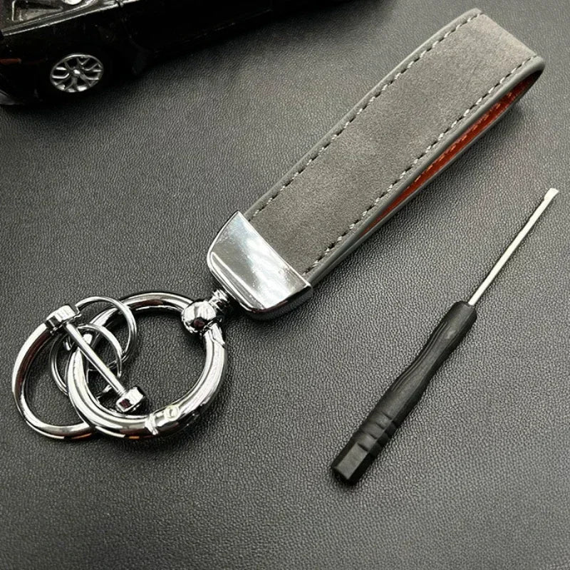 Porte-clés cuir personnalisé