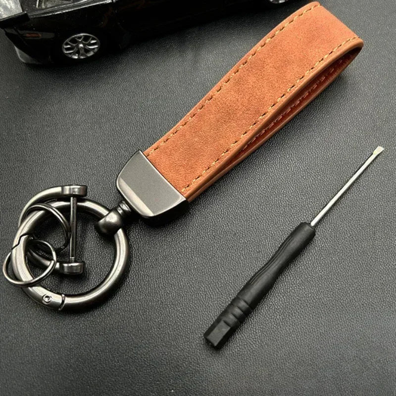 Porte-clés cuir personnalisé