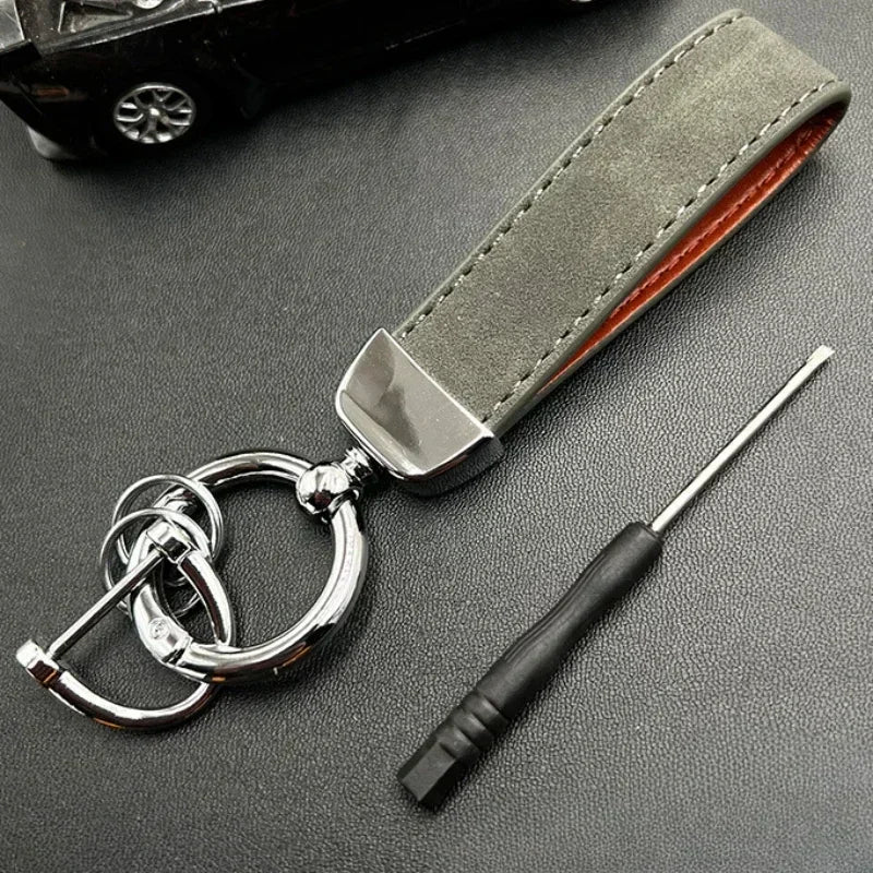 Porte-clés cuir personnalisé