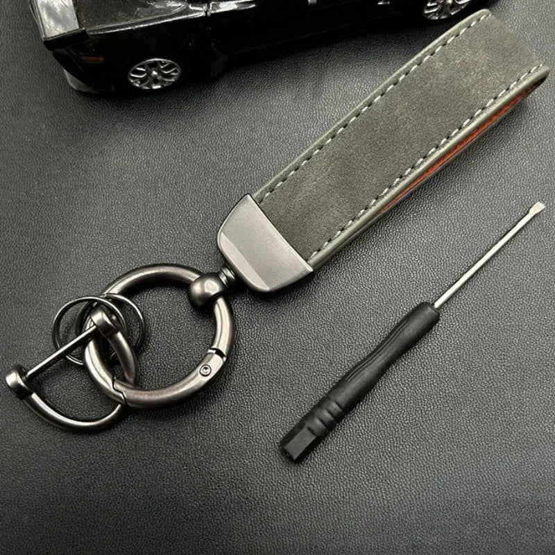 Porte-clés cuir personnalisé