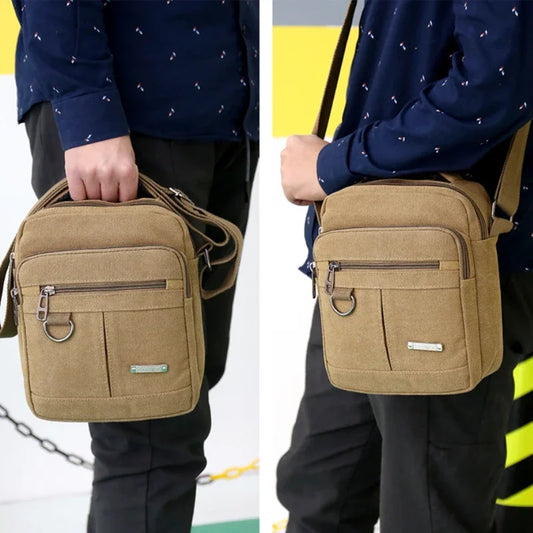 Besace homme toile