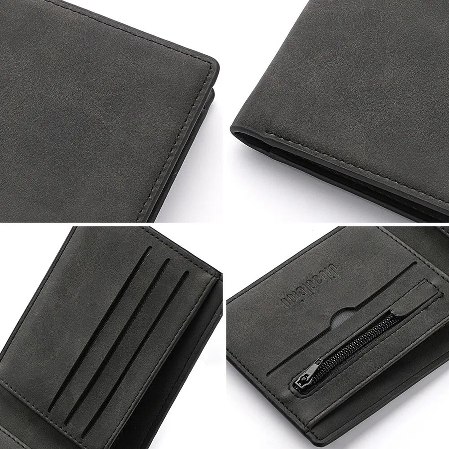 Portefeuille homme zippé