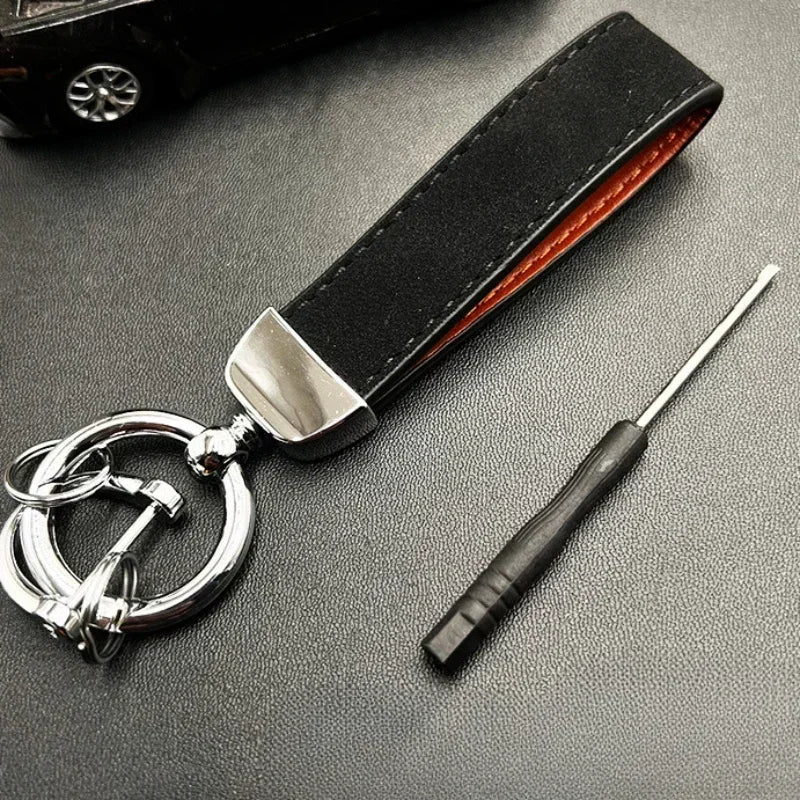 Porte-clés cuir personnalisé