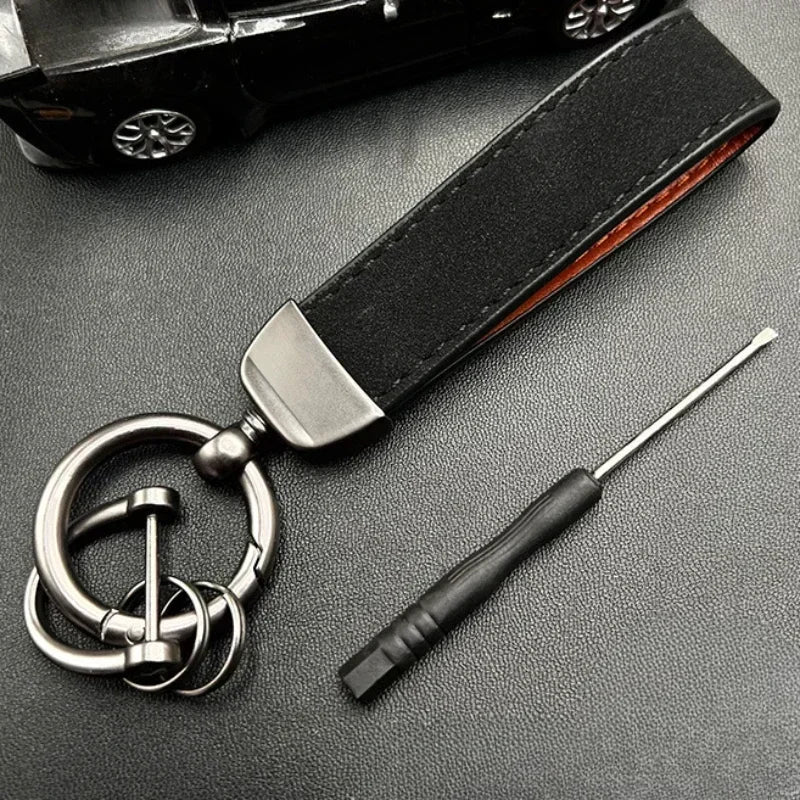 Porte-clés cuir personnalisé