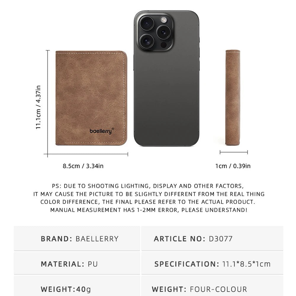 Portefeuille homme porte-billets