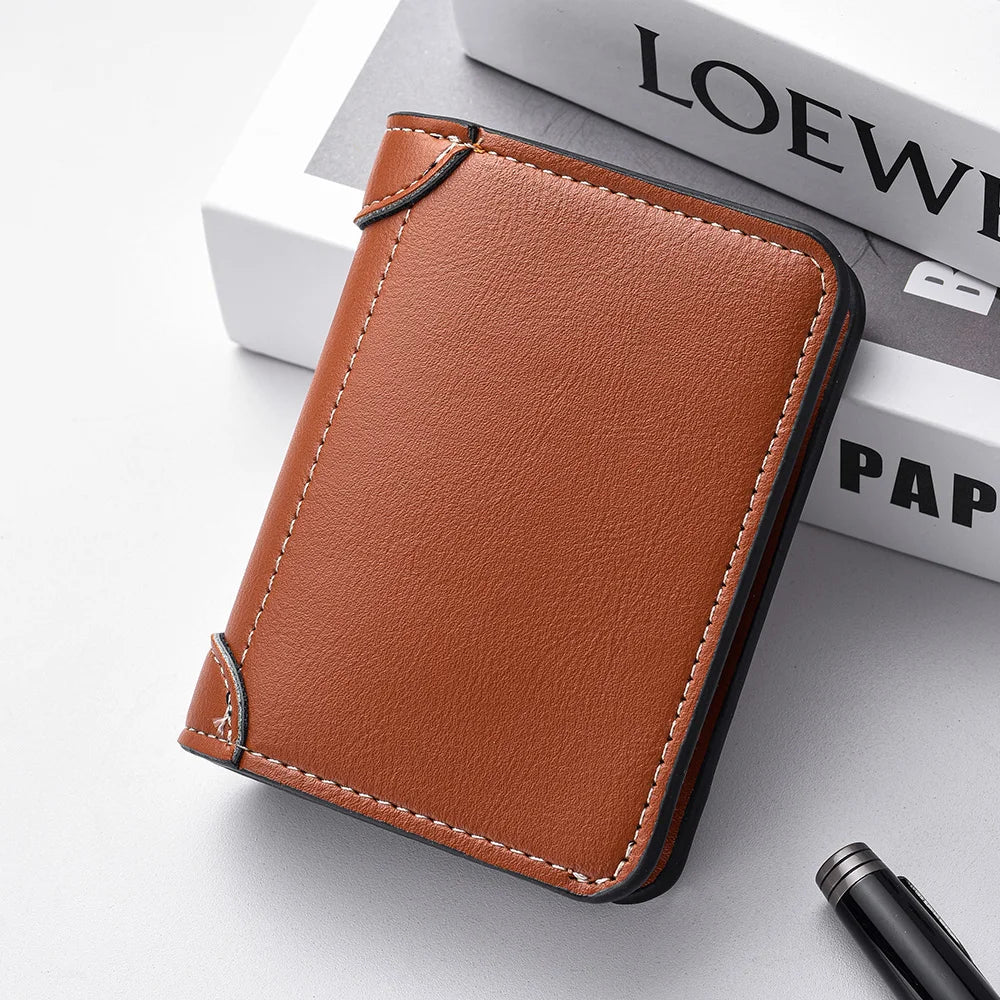 Porte-cartes slim simili cuir