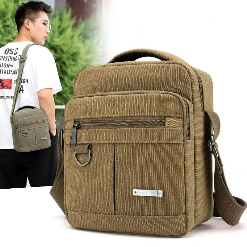 Besace homme toile
