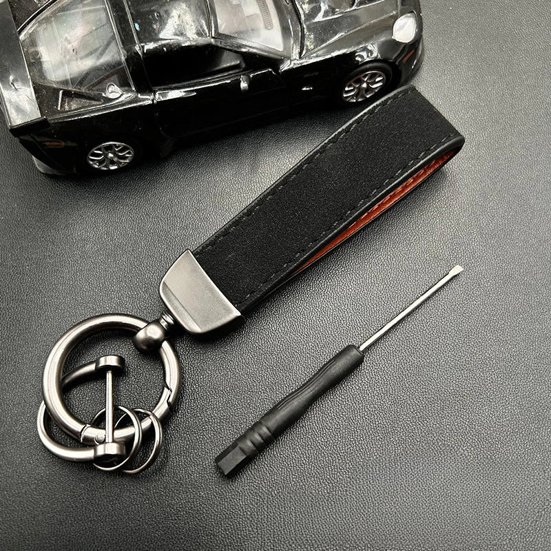 Porte-clés cuir personnalisé
