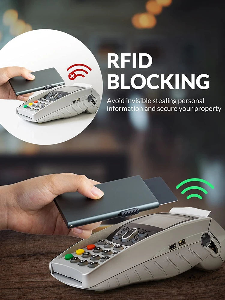 Porte-cartes métal RFID