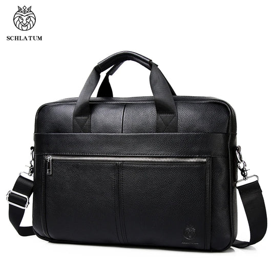 Mallette rigide en cuir pour ordinateur 15 pouces