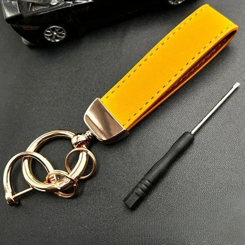 Porte-clés cuir personnalisé
